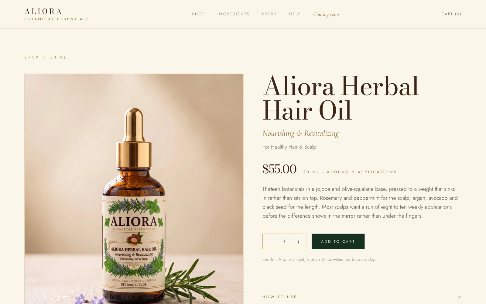 Website — Product