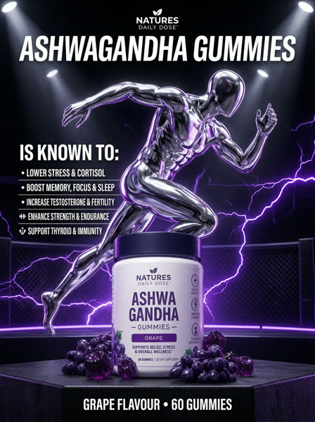 Ashwagandha advertisement — Athletic Chrome