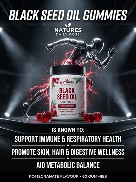 Black Seed Oil advertisement — Athletic Chrome