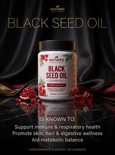 Black Seed Oil advertisement — Luxe Noir