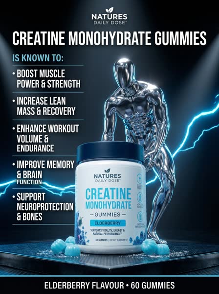 Creatine Monohydrate advertisement — Athletic Chrome