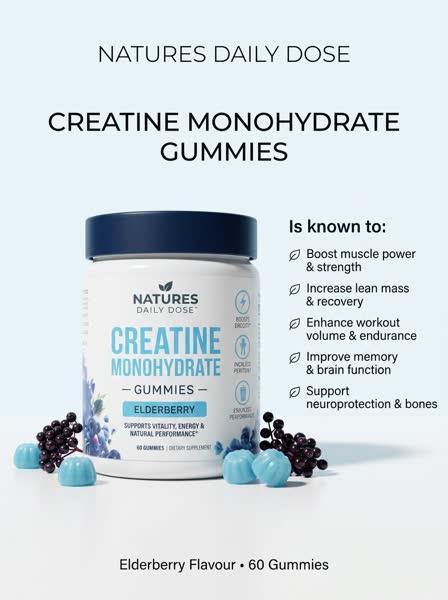 Creatine Monohydrate advertisement — Studio Minimal