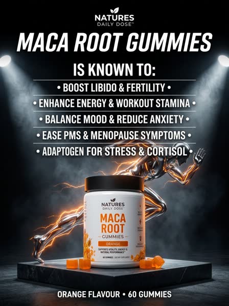 Maca Root advertisement — Athletic Chrome