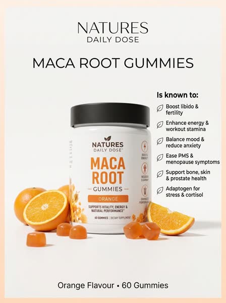 Maca Root advertisement — Studio Minimal