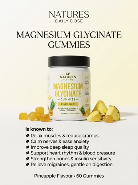 Magnesium Glycinate advertisement — Studio Minimal