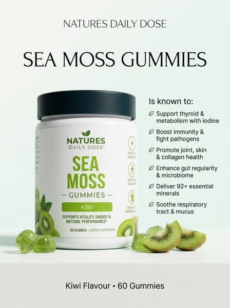 Sea Moss advertisement — Studio Minimal