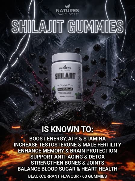 Shilajit advertisement — Neon Jungle