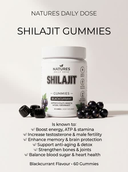 Shilajit advertisement — Studio Minimal