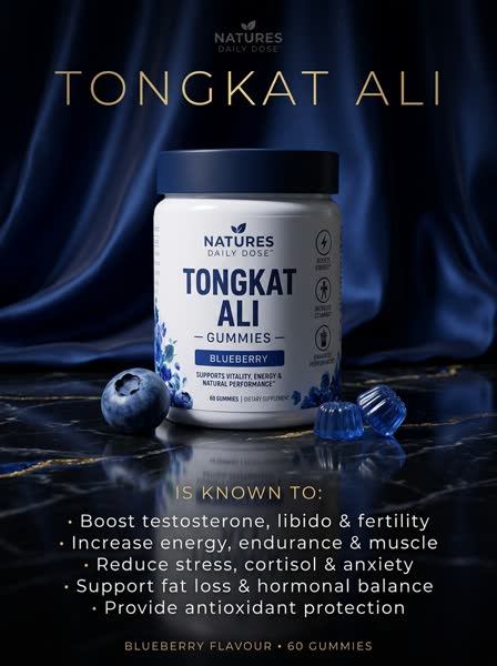 Tongkat Ali advertisement — Luxe Noir